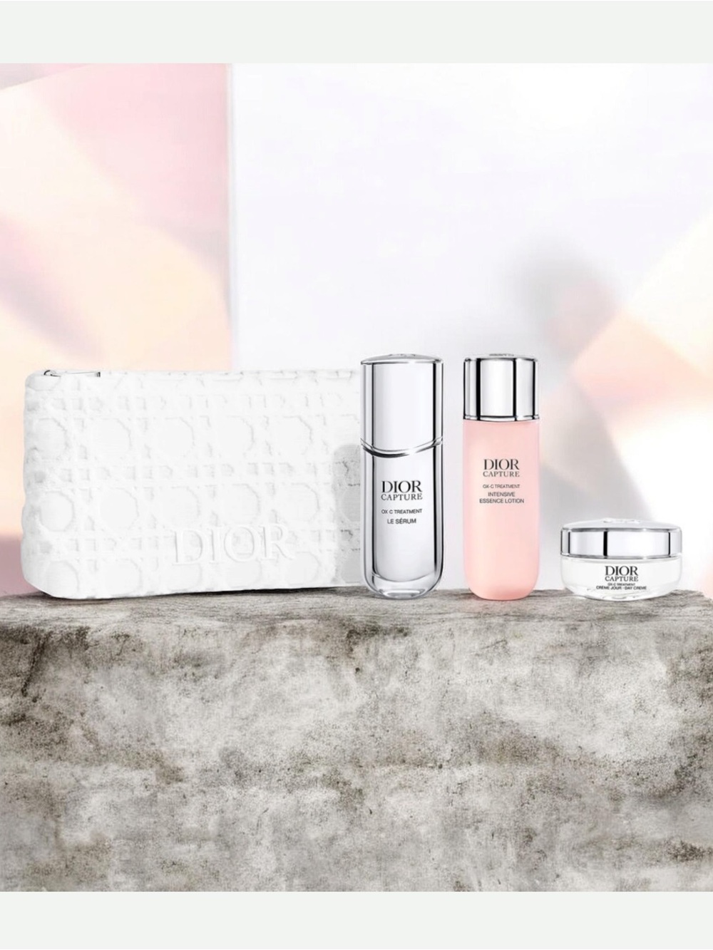 Dior Set -Capture Totale Intensive Essence Lotion, Le Sérum & Day Cream w/ pouch